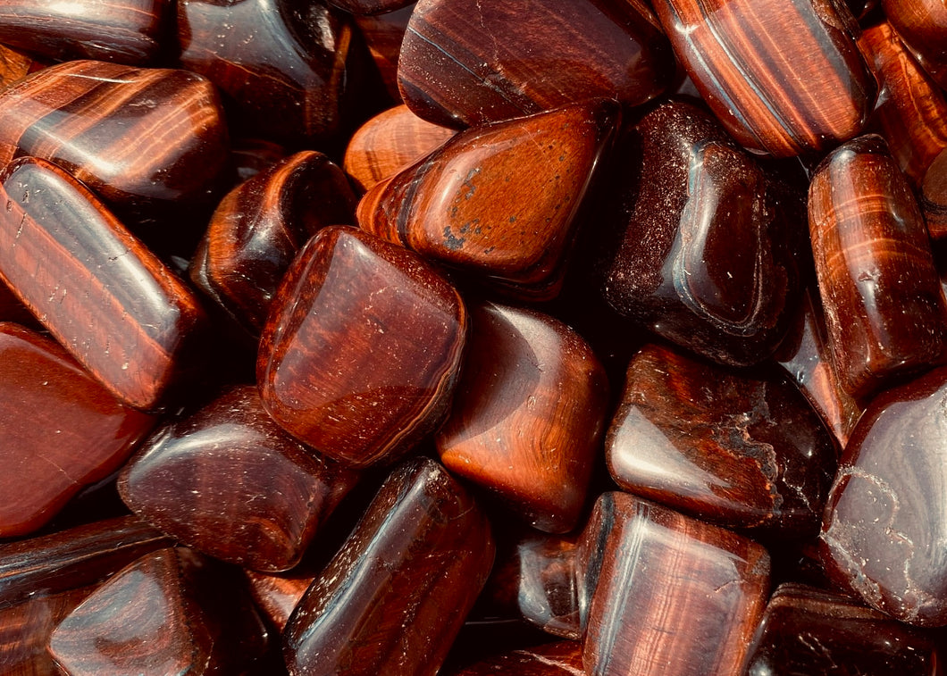 Red Tigers Eye • Tumbled Crystal