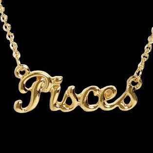 Zodiac Necklace: Pisces
